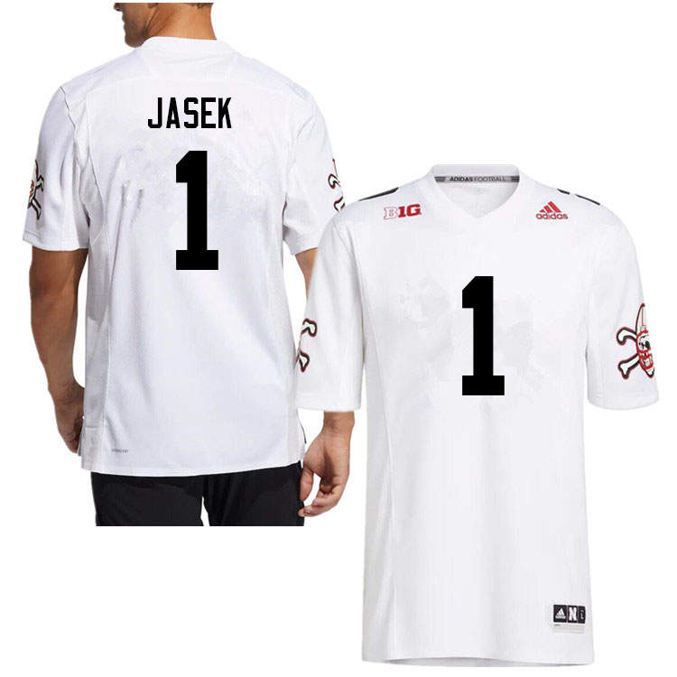 Men #1 Tyreke Johnson Nebraska Cornhuskers College Football Jerseys Sale-Strategy - Click Image to Close